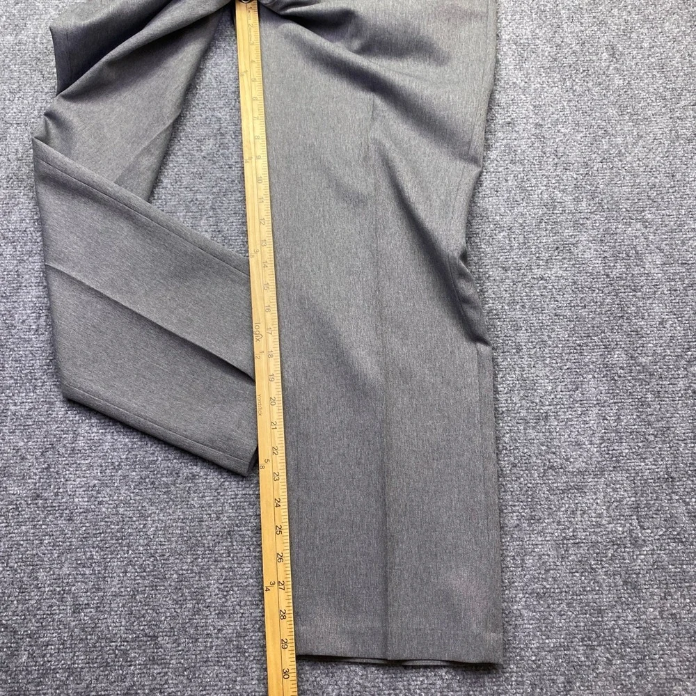 Vintage Levis Action Slacks Men Sz 34 Gray Polyester Straight Leg Pants USA 1991